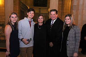 Judge Sheehan and family