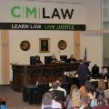 Judge Patricia Blackmon, Judge Sean Gallagher, and Judge Frank Celebrezze, Jr. heard oral arguments in a criminal appeal at the Cleveland-Marshall College of Law.  