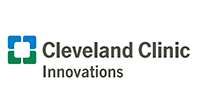 graphic of a blue and green letter C with the words Cleveland Clinic Innovations to the right
