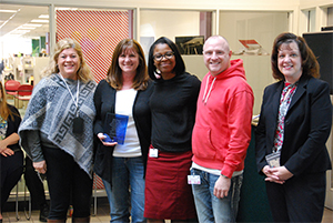 A group of social service workers who won awards at the 2018 Cuyahoga County Division of Children and Family Services appreciation event.