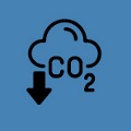 CloudwithCO2andarrowpointingdown