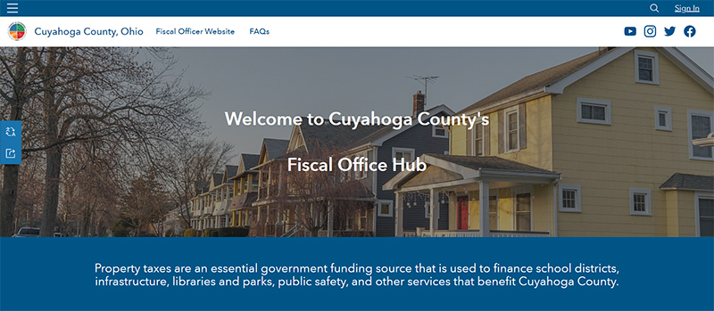 screenshot of Fiscal Office Hub