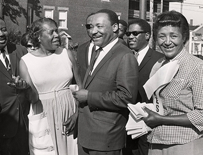 Martin Luther King Jr. Martin Luther King Jr. with a group of people