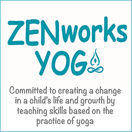 ZenWorksYoga Zenworks Yoga logo in blue