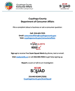 Consumer Affairs General Information