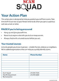 Your Action Plan Tipsheet