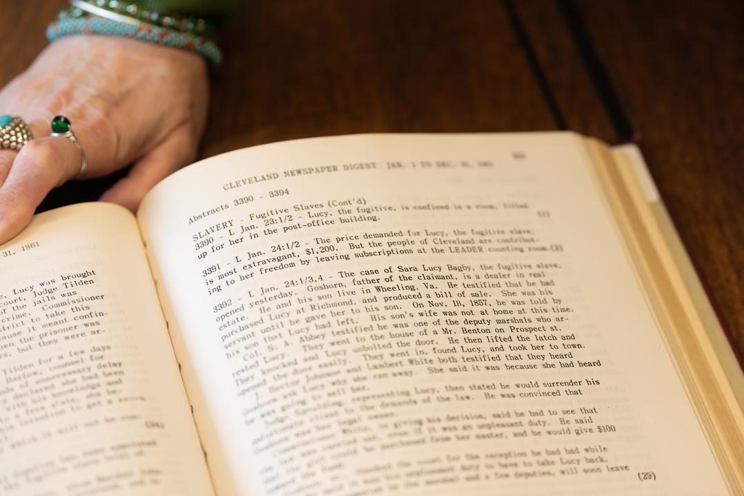 Information indicated in a journal