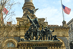 The Soldiers and Sailors monument.