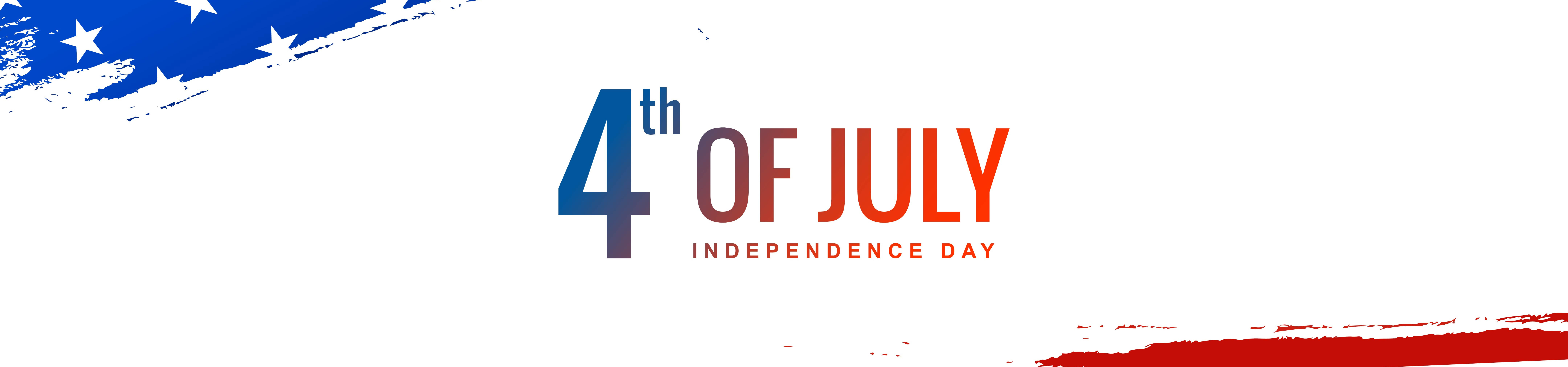 Fourth of July banner
