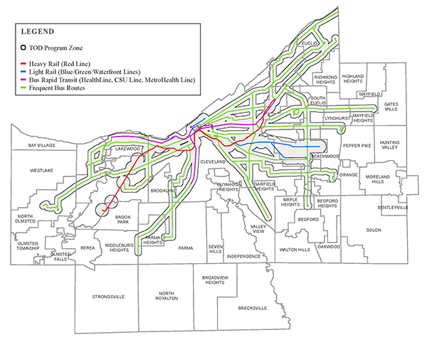 TOD Loan Program Map