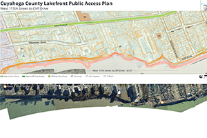 Lakefront Public Access Plan map