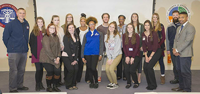 group of students in the 2018 Fall Student Shadow Program