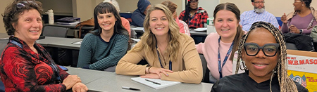 Five women participating in the Citizens Academy.