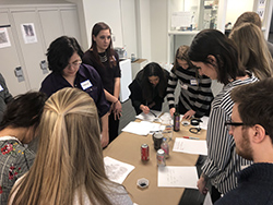 students in the Student Shadow Program