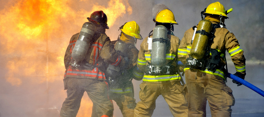 firefighters1 Firefighters putting out a fire.