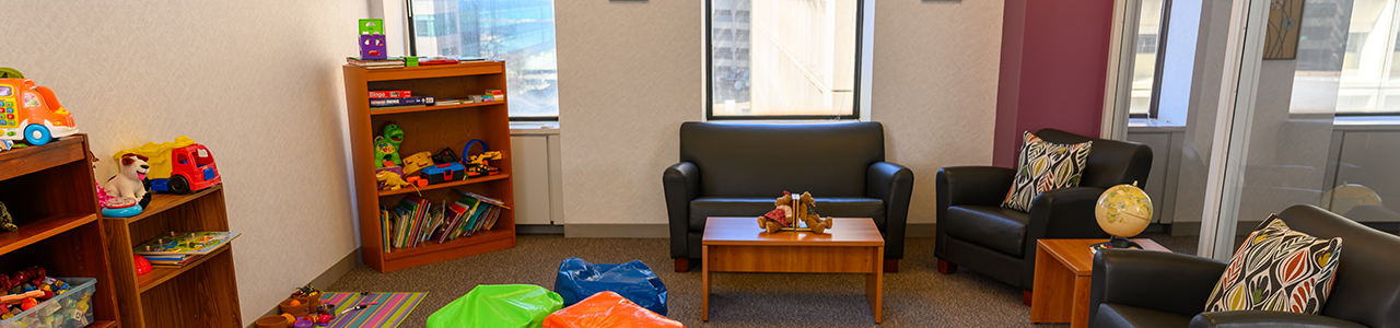 children's play area of the Family Justice Center