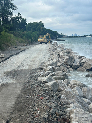 Euclid Beach Connector Construction