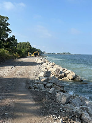 Euclid Beach Connector Construction
