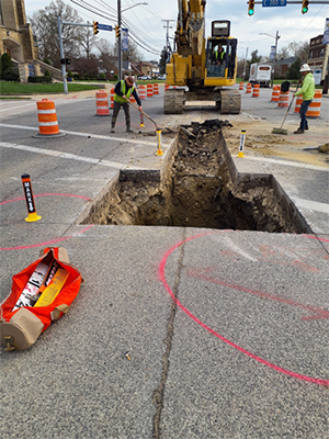 East 200th Street construction