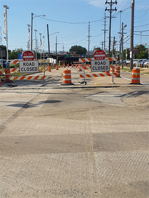 East 200th Street construction