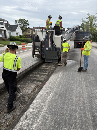 Construction on Garfield Blvd.