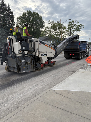 Construction on Garfield Blvd.