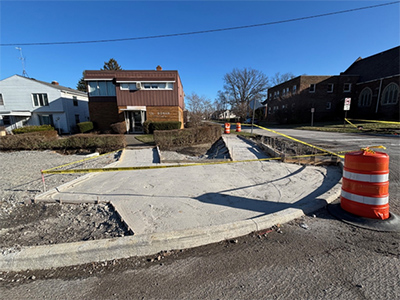 Garfield Boulevard construction