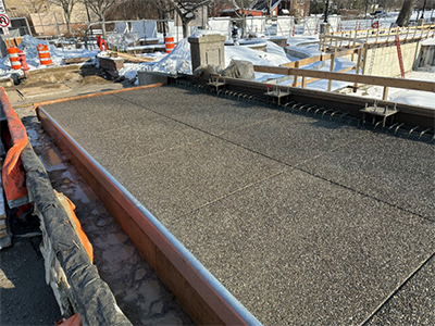 North Main Street Bridge construction