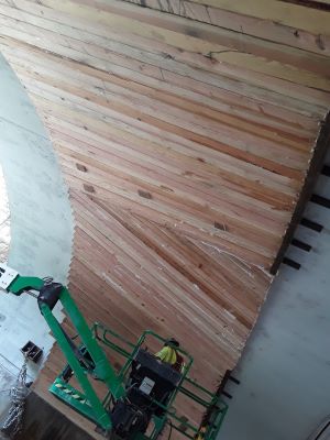 North Main Street Bridge construction