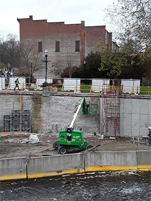 North Main Street Bridge Construction