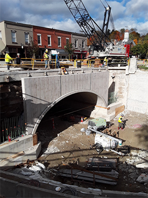 North Main Street Bridge Construction