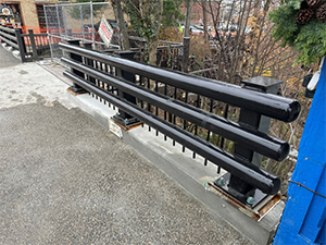 North Main Street Bridge construction