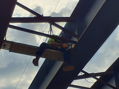 Pleasant Valley Road Bridge construction