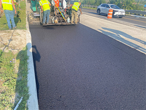 Rockside Road construction
