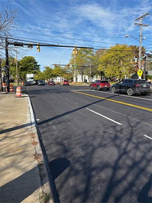 Rockside Road construction