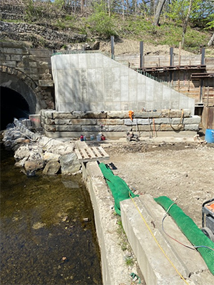 St. Clair Avenue Bridge construction
