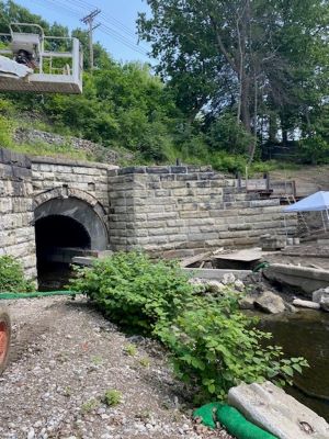 St. Clair Avenue Bridge construction