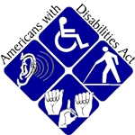 ADA compliance icon.
