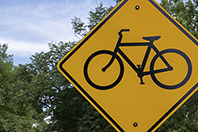 Bike Street Sign