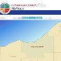 AscreenshotoftheMyPlacewebsiteandanoutlineofCuyahogaCounty