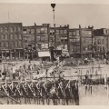 Pouring from viaduct in September 24, 1915