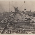 Bridge construction in 1917