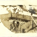 Bridge construction in January 7, 1914