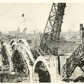 Looking west along ROW from roof of Erie Depot in August 15, 1915